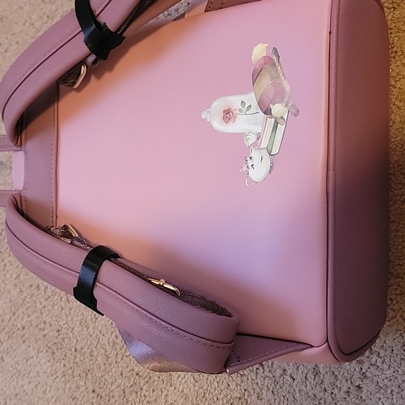 Loungefly Pink Disney Beauty and the Beast Backpack - Picture 2 of 3